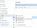 Tworzenie witryny Google jest proste. Kliknij "Więcej", a następnie "Witryny Google", aby rozpocząć.