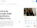 Strona Google Profil Firmy zachęca do wyróżnienia się w sieci. Widoczny przykład profilu sklepu odzieżowego MUUV.