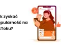 Jak zyskać popularność na TikToku? Ilustracja pokazuje kobietę nagrywającą filmik, który może stać się viral na TikToku.
