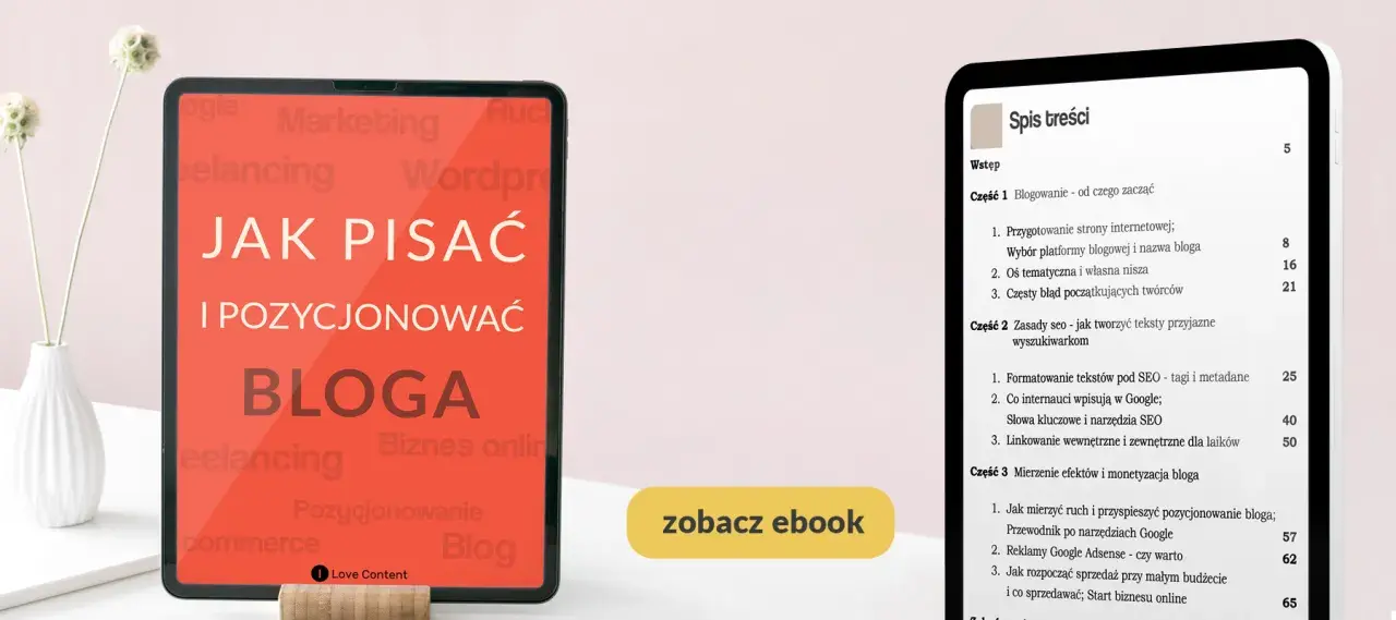 Post powitalny na FB: ebook "Jak pisać i pozycjonować bloga". Zobacz przykłady i zacznij swoją przygodę z blogowaniem!