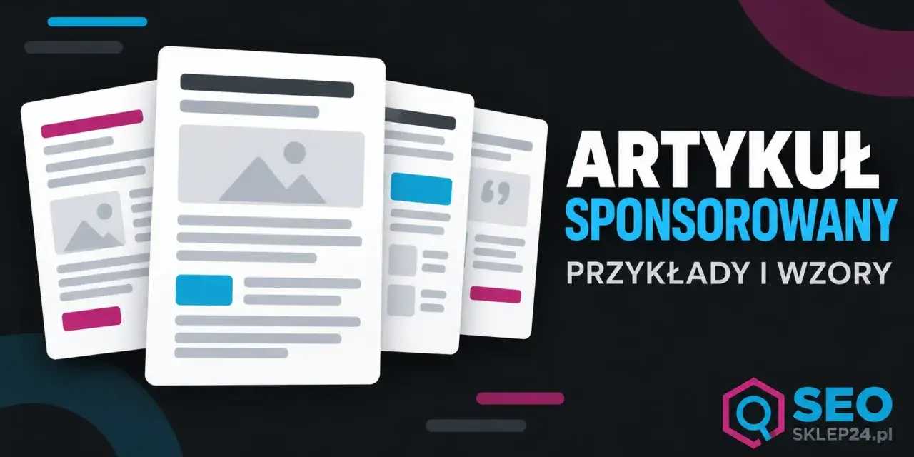 Ilustracja przedstawia przykłady artykułów sponsorowanych. Zobacz wzory i inspiracje, jak tworzyć skuteczne treści.