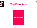 Reklama TopView Ads na TikToku. Wymiary dla reels: 1080 x 1920 px.
