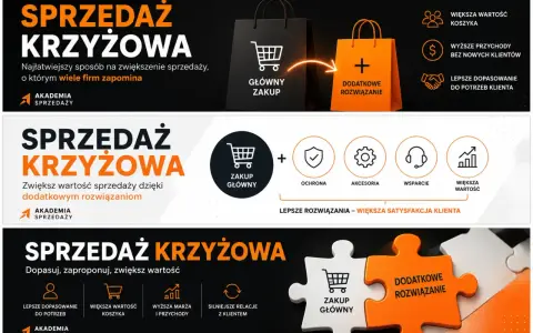 Sprzedaż krzyżowa: zwiększ wartość koszyka, przychody i dopasowanie do klienta. Akademia Sprzedaży.