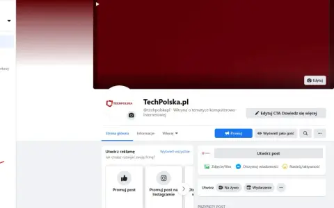 Kliknij "Ustawienia", by dowiedzieć się, jak sprawdzić ilość wyświetleń posta na FB.