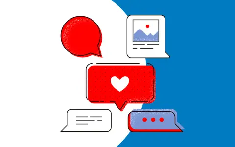 Dymki czatu, serce i zdjęcie. Zastanawiasz się, kiedy najlepiej wrzucić post na FB? Oto wskazówki!