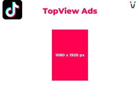 Reklama TopView Ads na TikToku. Wymiary dla reels: 1080 x 1920 px.