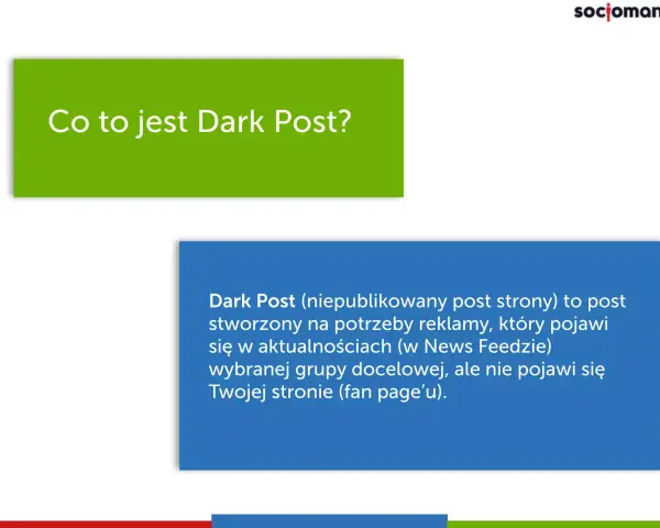 Co to jest Dark Post? Niewidoczny dla wszystkich, ale widoczny dla wybranych.