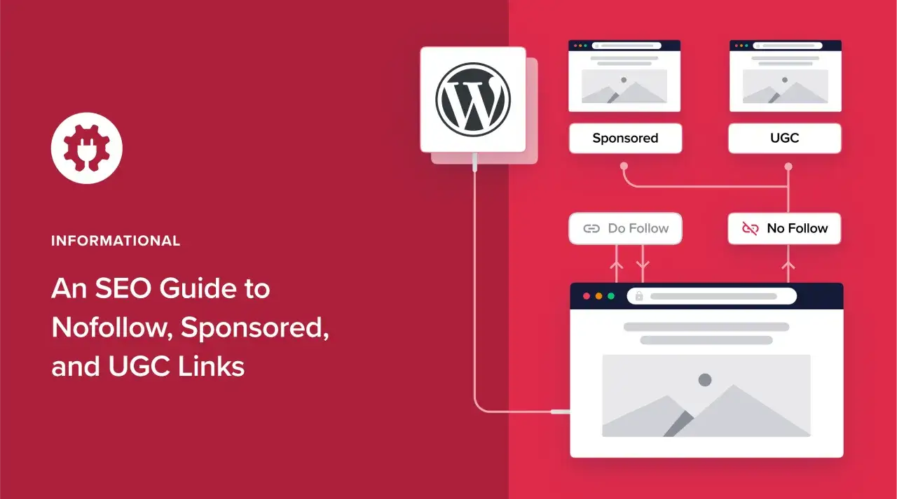 Schemat SEO: WordPress, link Sponsored, UGC, Do Follow i No Follow.