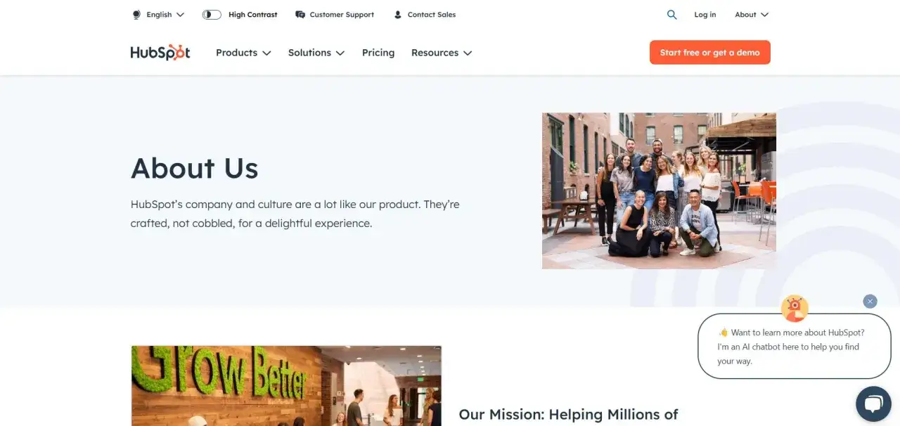 O nas: HubSpot tworzy produkty i kulturę, które są jak my – dopracowane, nie przypadkowe. Zobacz, jak budujemy zespół.